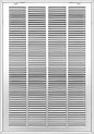 Fancat Return Air Filter Grille for 16x25 Ducts, Steel Air Vent Cover with Removable Door for 1" Filters | Fits Sidewall & Ceiling | Outer Size: 18 5/8" W x 27 5/8" H