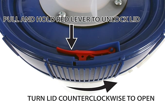 Assembled Quick Click Dust Separator with 5 Gallon Locking Collection Bin