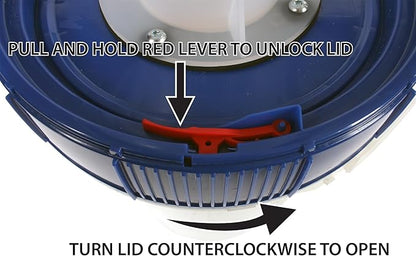 Assembled Quick Click Dust Separator with 5 Gallon Locking Collection Bin