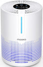 Air Purifiers for Bedroom Home 430 Sq.Ft, MOOKA H13 HEPA Filter Small Portable Air Purifier with USB Cable Fragrance Sponge for Smokers Pollen Pets Dust Odors, Desktop Air Cleaner for Car RV, M01