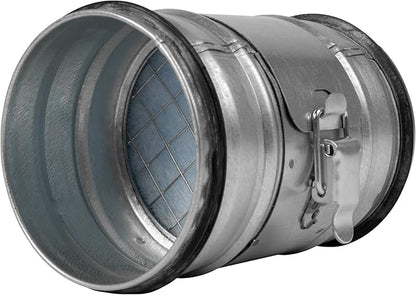 4" Inch Inline Round Duct Filter - G4 Class Filter with Mesh Screen - Dust Collection and Air Purification - Rigid or Flexible Vent Hose Filter