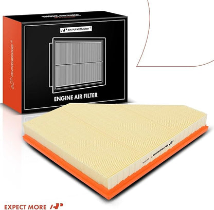 A-Premium Front Engine Air Filter Compatible with Cadillac ATS, CTS & Chevrolet Camaro, 2013-2023, 2.0L 2.5L 3.6L, Flexible Panel, Replace# 20857930