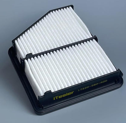 Engine & Cabin Air Filter Kit for Civic 2.0L (2016-2025), HRV HR-V (2023-2025), (Naturally Aspirated ONLY), OEM 17220-5BA-A00, CA12051, 80292TF0G01 (NOT FOR Civic Type R/Hatchback Turbo)