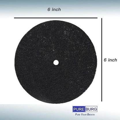 PUREBURG FC-50 Odor Absorbing Carbon Refills Pack Compatible with Vitamix FoodCycler FC50, Collecton Lid Filter Carbon filters 3+3