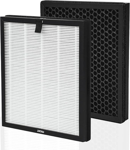 AP303 AP304 Replacement Filters 2 Pack, Compatible with DAYETTE AP303/AP304 Air Purifier, and Compatible with FRESHDEW AP303/AP304 Air Purifier, including H14 HEPA Layer and Activated Carbon Layer