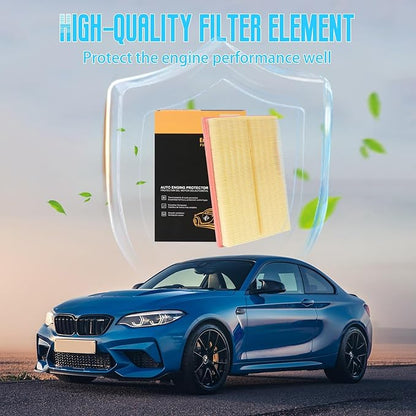 Engine Air Filter 17801-38010 Compatible with Toyota RAV4 2013-2018, Avalon 2013-2019, Camry 2012-2017 & Lexus ES300h 2013-2018, HS250h 2010-2012, LS460 2007-2017, LS600h 2008-2016