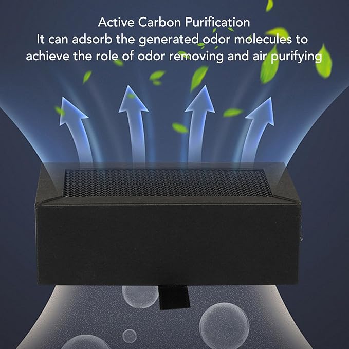 Walfront 2PCS 3D Printer Filter Replacement Activated Carbon Purifier Block Resin for Lab X1 P1 Series