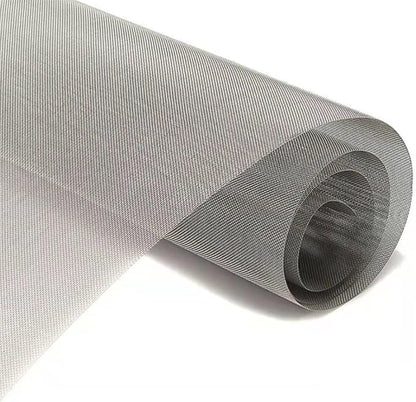 Stainless Steel Woven Wire Mesh, 304 Metal Mesh Sheet, 16 Mesh, Anti-Rust & Tear-Resistant, Vent, Filter, Garden Rodent Guard, Insect Screen, Easy to Cut (Silver 1.2x4m)