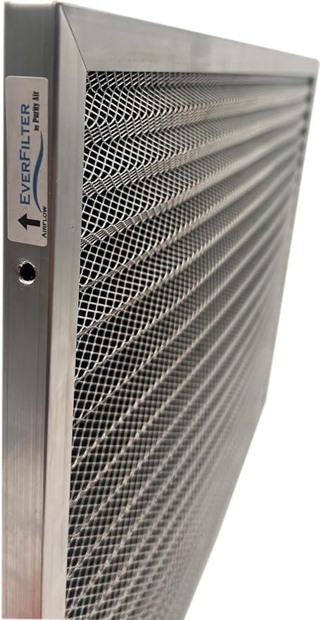 14x24x1 Electro-static Air Filter (1-Ct) AC Furnace Filter, Reusable & Washable 4-Stage Electrostatic Filter for Residential and Commerical HVAC (Actual Size: 13.75 x 23.75 x 0.75 Inches)