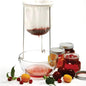 Jelly Strainer Stand with 100 Mesh Fine Strainer bag of Nylon Multipurpose use for making Jellies, Jam, Juices, Nut milk, Broth, Strain handsfree, Fine Mesh Sieve, jelly bag for canning