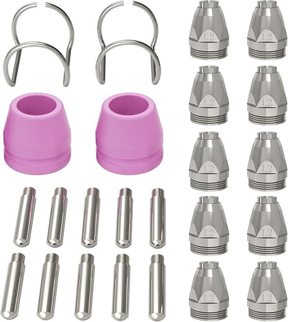 ARCCAPTAIN AG-60 Plasma Cutter Torch Consumables, .045'' SG-55 AG-60 WSD-60 Plasma Cutter Accessories for ARCCAPTAIN CUT55 PRO, CUT55 PROLUX, CUT 55PILOTARC,CUT 55PIL0T, CUT 60HF, CUT 60HF PRO,24 Pcs