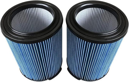 2 Pack Replacement Cartridge Filter Compatible with Craftsman CMXZVBE38751 Fine Dust Wet/Dry Vac Filter Fit for 5 to 20 Gallon shop vacuums (9-38751)