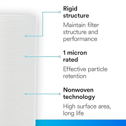 3M Aqua-Pure Whole House Standard Sump Replacement Water Filter Drop-in Cartridge AP1001, 5566601