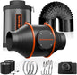 Spider Farmer Air Filtration Kit 4 Inch, Inline Duct Fan with RJ12 Speed Humidity Controller, Carbon Filter Combo, 13 Ft Ducting, Ventilation System Kit for Grow Tents, Hydroponics, Indoor Gardening