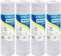 PUREPLUS 20 Micron 10"x2.5" Whole House String Wound Sediment Filter for Well Water, Replacement Cartridge for Universal 10 inch RO System, WP-5, Aqua-Pure AP110, CFS110, Culligan P5,WFPFC4002, 4Pack