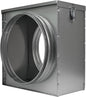 Repa Market 10" Duct Air Filter Box – Galvanized Steel Inline Dryer Filter Housing for Round Duct - EPDM Rubber Gaskets – Easily Serviceable Lint Trap – Intake Ventilation, Home Improvement