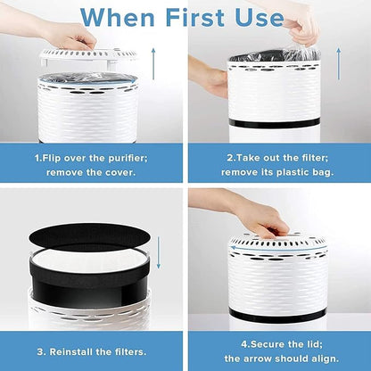 LEVOIT LV-H132 Replacement Filter,Genuine LV-H132-RF Air Purifier Filters,High-Efficiency Activated Carbon for Removal of Smoke,Odor,Allergens,Pollen,(Pack of 2)