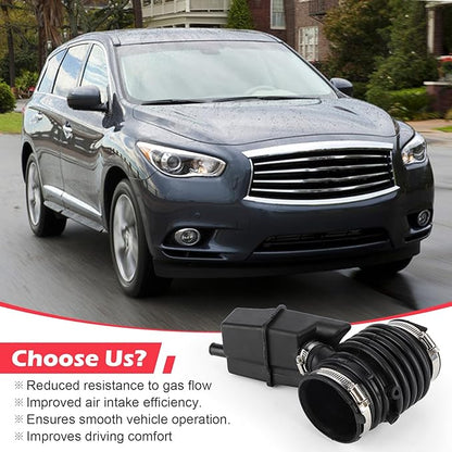 16576-3JA0A Engine Air Intake Hose for 2013-2016 Nissan Pathfinder 3.5L, 2015-2023 Murano / 2013 Infiniti JX35,2014-2016 QX60 Replaces# 165763JA0A, 004B, A27624，696-039 (165763JA0A, 1PCS)