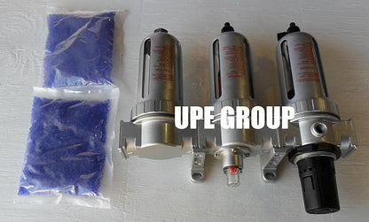 3/8" COMPRESSED AIR PARTICULATE FILTER WATER TRAP/PRESSURE REGULATOR/DESICCANT AIR DRYER/COALESCING FILTER FOR COMPRESSED AIR SYSTEMS GREAT FOR PLASMA CUTTER