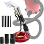 Universal Compatible with Any Brand Shop Vac Extractor Attachment with 2-1/2" & 1-7/8" & 1-1/4" Adapter Auto Detailing Vacuum Head Extraction Accessories for Upholstery & Carpet Cleaning