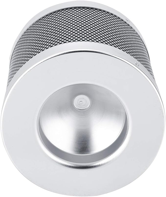 Stainless Steel Carbon Filter, 4 Inch Smelliness Control Scrubber, Odor Scrubber For House Workshop Grow Tent Rooms Inline Duct Fan Indoor Plant Hydroponics Grow Rooms