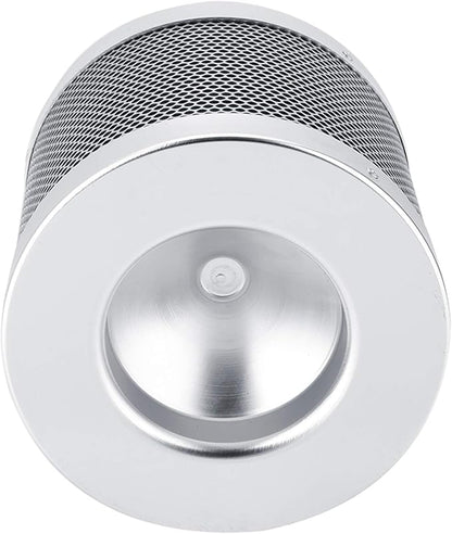 Stainless Steel Carbon Filter, 4 Inch Smelliness Control Scrubber, Odor Scrubber For House Workshop Grow Tent Rooms Inline Duct Fan Indoor Plant Hydroponics Grow Rooms