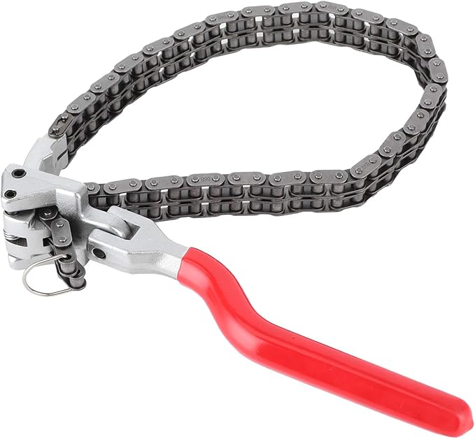 Chain Type Oil Filter Wrench Spanner 13.8in Chain Wrench Oil Filter Removal Tool