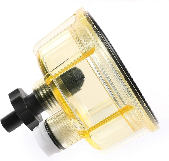 iFJF R12T Nylon Water Collection Bowl of Fuel Filter/Water Separator 120AT NPT ZG1/4-19 Replacement for Diesel Engine S3240 18-7947