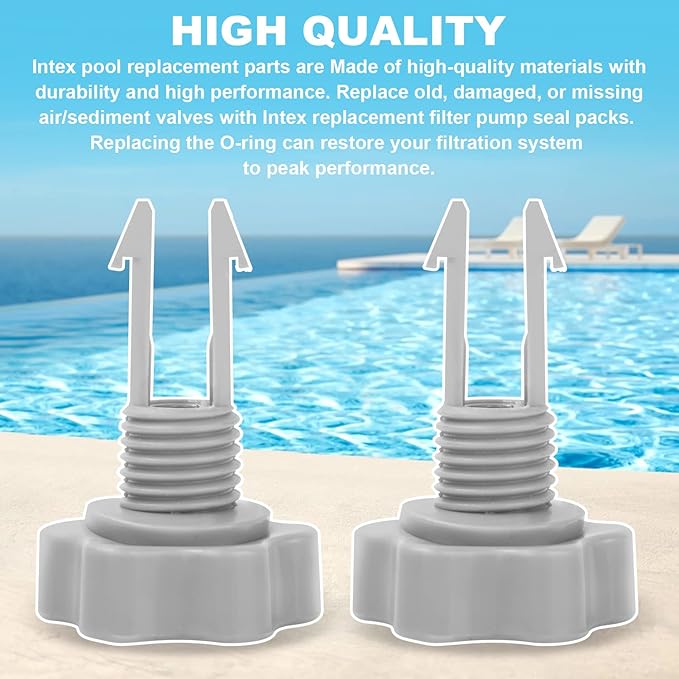 25004/2500 Filter Pump Replacement Seals Kit Fits for Intex Pool Filter Pumps Replacement Parts (Includes 5 Types of Parts) Pool Pump Replacement Parts & Accessories