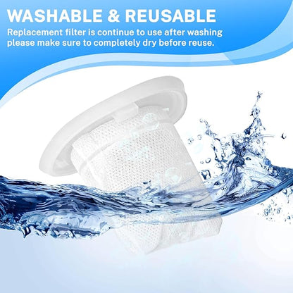 6 Packs HNVCF10 Filter Replacement for Black and Decker Dustbuster Hand Vacuum, Compatible with HNV215B12 HNVC215B10 HNVC115J06 HNVC115B22 HNVC220BCZ01 HNVC220BCP07 HNVC215BW52 HNVC115JB06