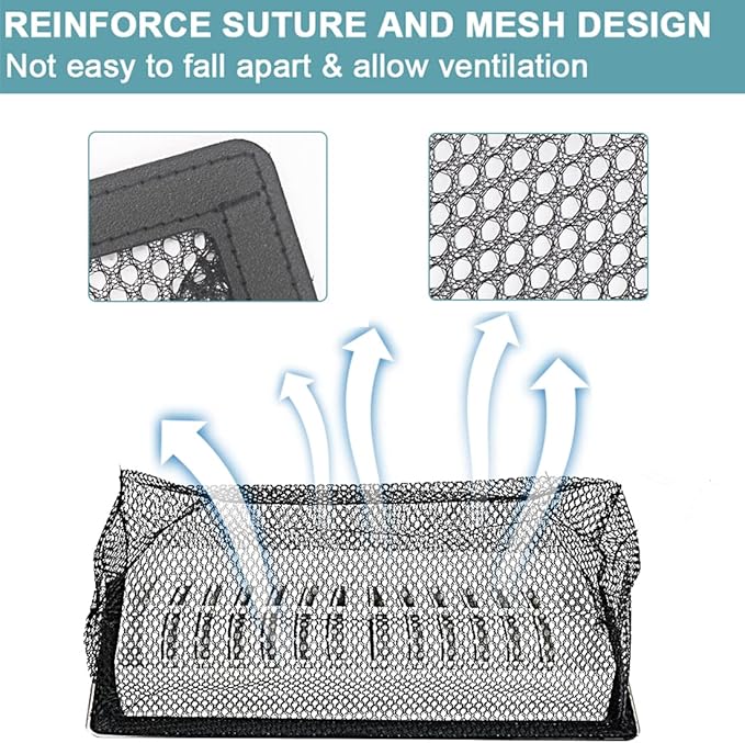 Floor Register Cover Trap,Floor Air Vent Cover Screen for Home Air Vent Filters 5-Pack Floor Vent Mesh Filters Net Trap… (4 x 12 Inch)