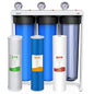 SimPure Whole House Water Filter System, 3-Stage Clear Home Water Pre-Filtration with Carbon Sediment and GAC Filters, Reduce Odor, Chlorine, Taste, Iron, 1" NPT Brass Port, BPA Free (DB20P-3)