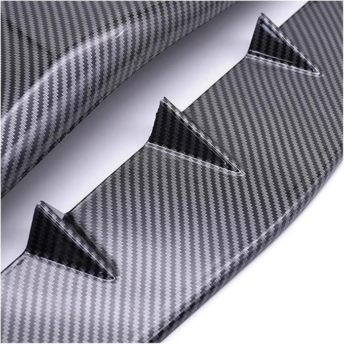 Universal Car Hood Scoop Air Flow Intake Decorative Turbo Bonnet Vent Cover Compatible With Audi And BMW Compatible With VW And Civic(Carbon)