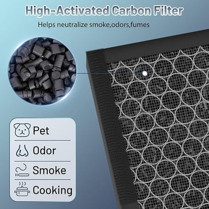 12 Pack 3000 Replacement Filter Compatible with 3000, 3000M, 3000 Pro, 2 Pack Post Filter, 2 Pack Activated Carbon Filters & 8 Pack Carbon Pre-Filters