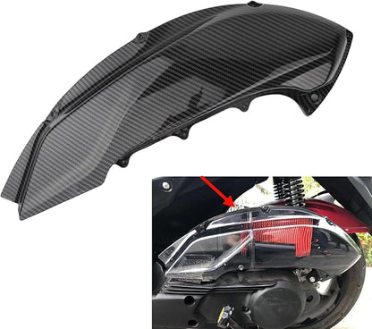 Motorcycle Air Filter Guard Cover Engine Protective Shell Case Waterproof Dustproof Cover for Y-AM-AHA Nmax155 Nmax125 BWS125 AEROX NVX155 CYGNUS GRYPHUS FORCE2.0 2020-2024 Black