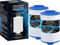 POOLPURE Replacement Filter for PMAX50P4, Unicel 5CH-35,Filbur FC-0300, Baleen AK-90109, Excel Filters XLS-526, Darlly 50353, Pure N Clean PC-0300, SD-00780, SD-00650 Filter Cartridge（1 1/2" MPT） (2)