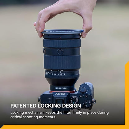 NiSi - JetMag Pro 82MAG FS ND32000, Magnetic 15-Stop (4.5) Full Spectrum Neutral Density Filter, Nano Waterproof Coated Optical Glass, Ultra-Slim Frame, True Color - Lens Adapter Ring Required