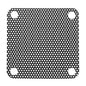 MECCANIXITY 20PCS PC Dust Filter, 40mmx40mm PVC Computer Case Cooler Dustproof Mesh Cover Fan Grills for Computer Chassis Speaker, Black