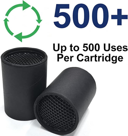 NewKe 6 Pcs Replacement Filter Cartridges for Sploofy Personal Smoke Air Filter, HEPA & Carbon Filtration, Long Lasting Air Filter Cartridge Replacement Filter, Up to 500 Uses