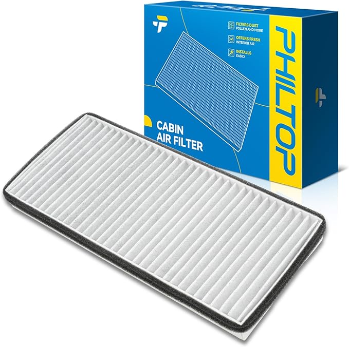 PHILTOP Cabin Air Filter w/Activated Carbon, Compatible with CF8921A Ford Windstar 1999, 2000, 2001, 2002, 2003, Ford Freestar 2004-2007, Mercury Monterey 2004-2007, Filter Up Dust Pollen Odor