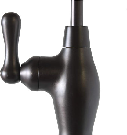 Metpure Non-airgap NSF Certified RO Faucet Reverse Osmosis Drinking Water Filtration System Water Dispenser Spout (Dark Oil Rubbed Bronze). Vase Style with Faucet Wrench.