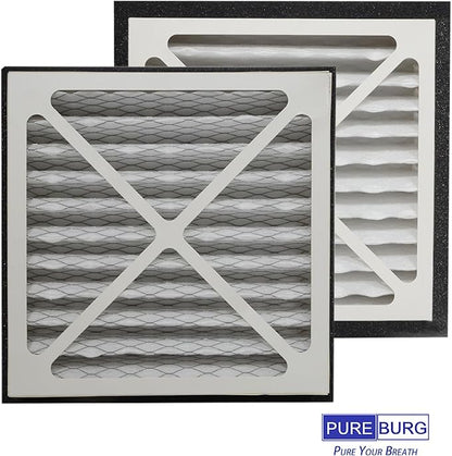 PUREBURG 20x20x3 Replacement Filter Compatible with Zephyr VGF Series 20x20x3 Whole Home Return Air Grille Filter,2-Pack Merv13