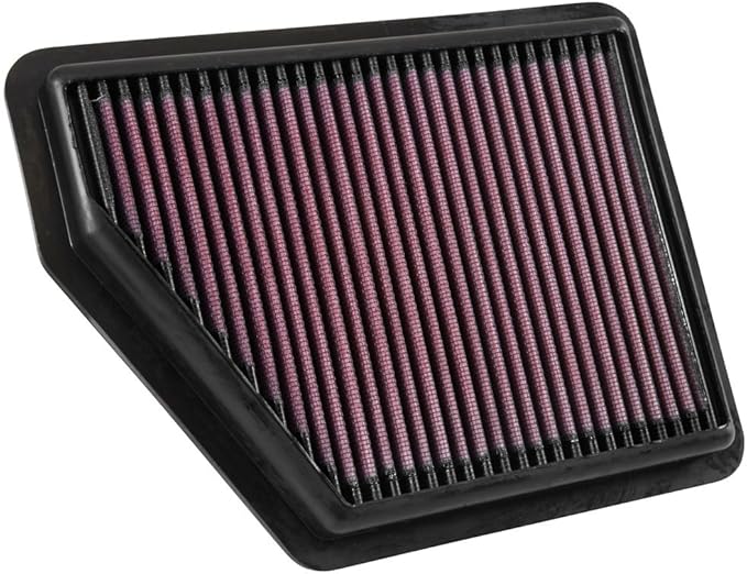 K&N High-Flow Original Lifetime Engine Air Filter: Increase Power: Premium, Washable: Compatible with 2016-2025 HONDA: Civic, HR-V, 33-5045