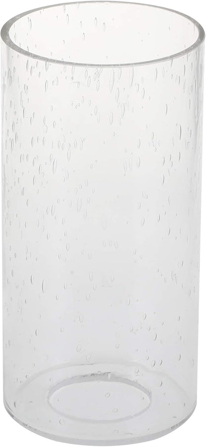 GoLucky Clear Bubble Cylinder Bubble Glass Shade Accessory Glass Lamp Fixture Shade Replacement Glass Pieces with 1-5/8 Inch Fitter 3.5"(D)6"(H) Multiple Specifications