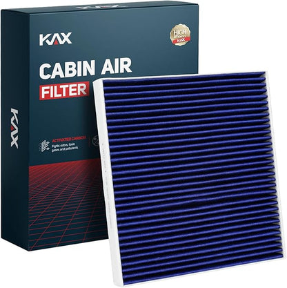 KAX Premium Cabin Air Filter, CF11643 Replacement for Tiguan 2018-2024, Atlas 2018-2024, Jetta 2019-2024, Taos, GTI, Golf, A3, Q3, S3 Strong Adsorption w/Upgraded Activated Carbon