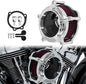 HDBUBALUS Motorcycle Air Filter Cleaner Intake Filter System Kit (A-For Sportster XL models 04-22)