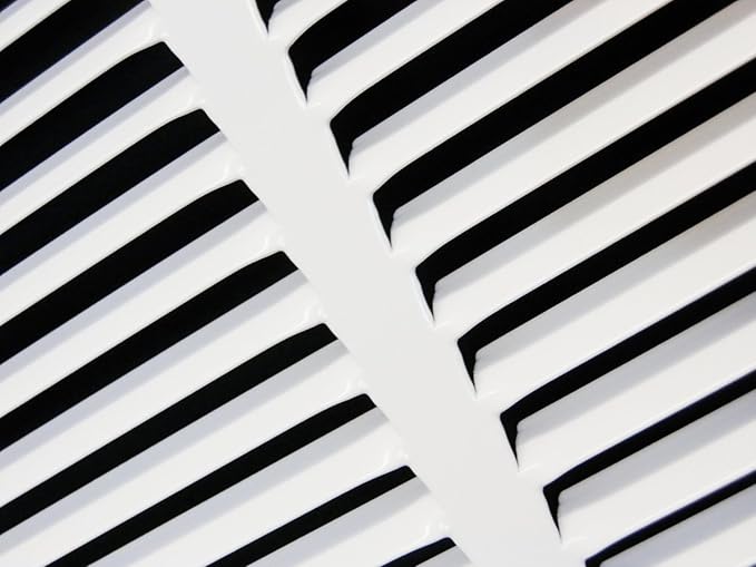 HVAC Premium 26 x 22 Duct Opening Steel Return Air Filter Grille, for 1-inch Filter, Removable Door, Flat Stamped HVAC Vent Cover Grille, Outer Dimensions 28.5 x 24.5