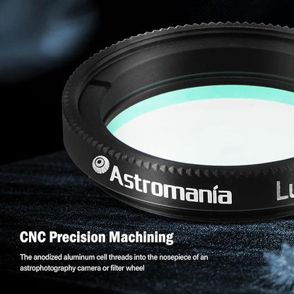 Astromania Deluxe Telescope LRGB 1.25 Inch Filter Set - Colour Filters for Use with Monochrome CCD Cameras - Give Stunning Astrophotographic Results