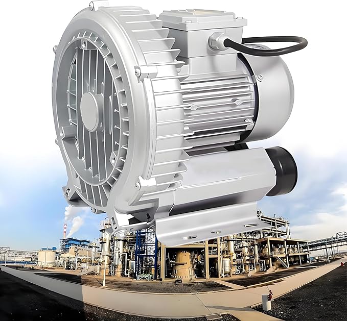 Vortex Ring Regenerative Blower,Single Phase High-Pressure Industrial Vacuum Pump,Electric Air Pump,for Industrial Applications,Construction Sites,Fish Pond Aeration 1500W/2.01HP