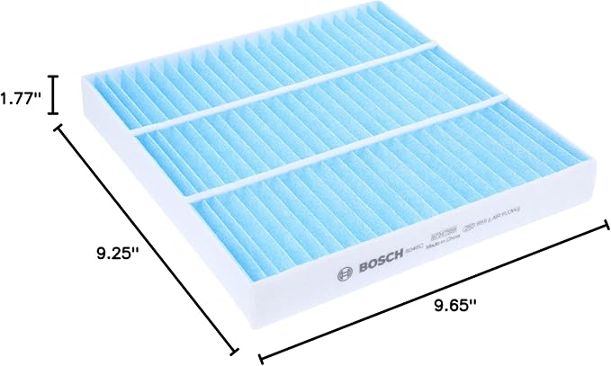 BOSCH 6046C HEPA Cabin Air Filter - Compatible with Select BMW Z4 (Pack of 3)